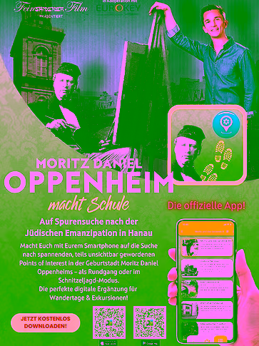 Moritz Daniel Oppenheim macht Schule - die App